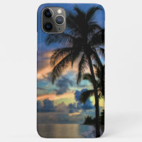 Tropisch strand en palmbomen