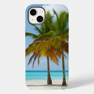 Tropisch strand en palmbomen Case-Mate iPhone 14 plus hoesje
