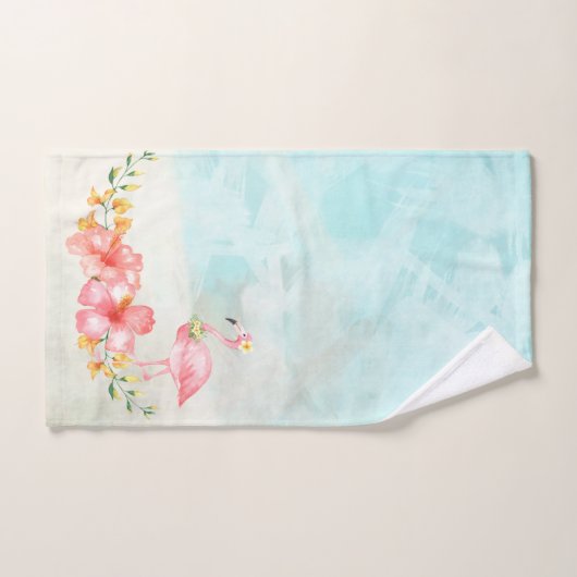Tropisch strand Flamingo Bath Towels Bad Handdoek (Handdoek)