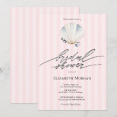 Tropisch strand Floral Arbor Bridal Kaart (Voorkant / Achterkant)