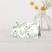 Tropisch strand Flowers Destination Wedding (Achterkant)