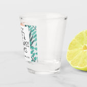 Tropisch strand Funny Wedding Favor Shot Glas (Rechts)