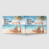 Tropisch strand gastenboek (Volledig)