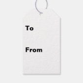 Tropisch strand gekleurde caleidoscoop Abstracte k Cadeaulabel (Achterkant)