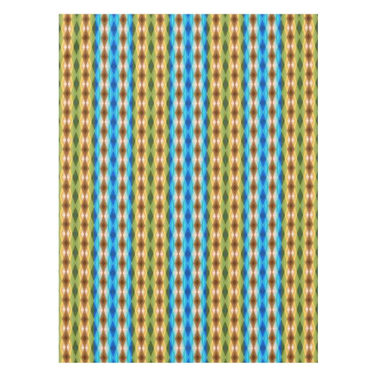 Tropisch strand gekleurde caleidoscoop Abstracte k Tafelkleed (Voorkant)