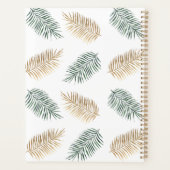 Tropisch strand gepersonaliseerd planner (Achterkant)