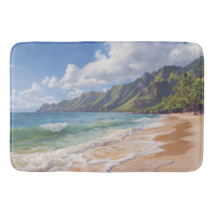 Tropisch strand Hawaï Badmat