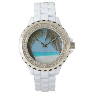 Tropisch strand horloge