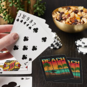 Tropisch strand in de zomer pokerkaarten (Insitu)