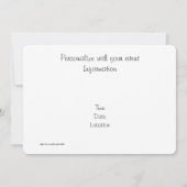 Tropisch strand kaart (Achterkant)