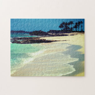 Tropisch strand legpuzzel