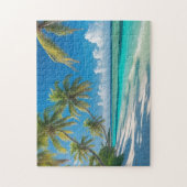 Tropisch strand legpuzzel (Verticaal)