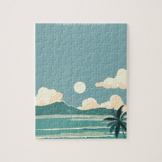 Tropisch strand legpuzzel (Verticaal)