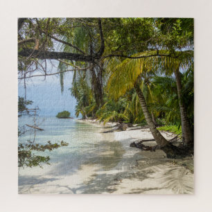 Tropisch strand legpuzzel