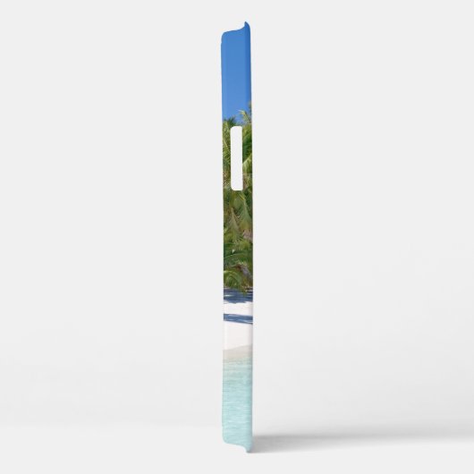 Tropisch strand met Palms Hoesje-Mate iPhone Case (Achterkant / Rechts)