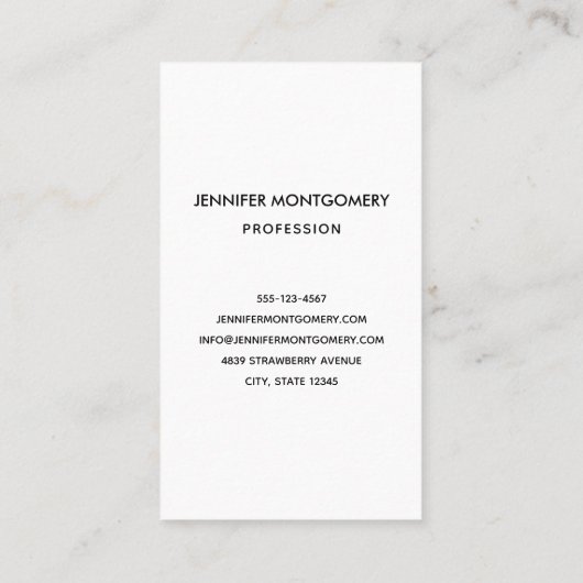 Tropisch strand met wind geveegd palmbomen visitekaartje (Achterkant)