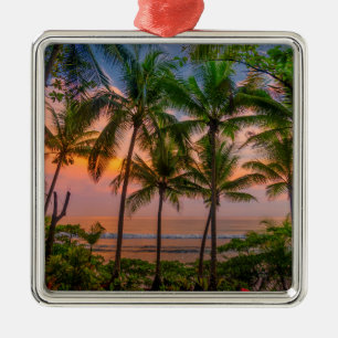 Tropisch strand   Nationaal park Corcovado Metalen Ornament