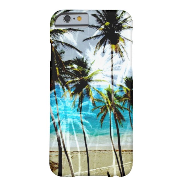 Tropisch strand Ocean Custom iPhone 6 hoesje (Achterkant)
