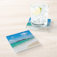 Tropisch strand Onderzetter van Turks en Caicos