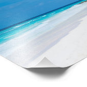 Tropisch strand op Barbados Foto Afdruk (Hoek)