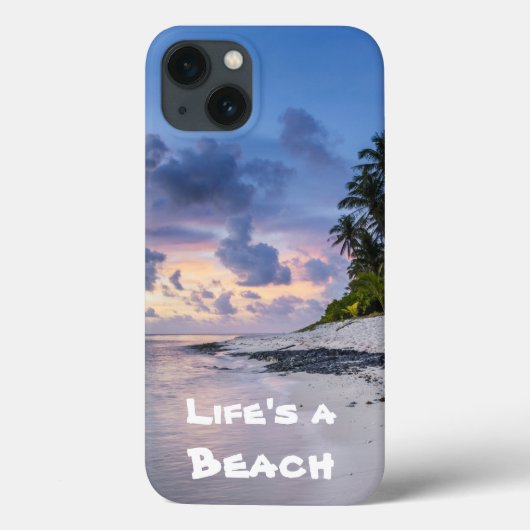 Tropisch strand op zonsondergang | witte zand | Pa Case-Mate iPhone Case (Achterkant)