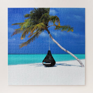 Tropisch strand palm Relax Legpuzzel