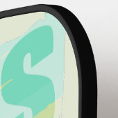 Tropisch strand pickleball paddle (Links Detail)