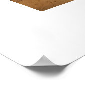 Tropisch strand Poster (Hoek)