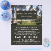 Tropisch strand, reisagent Adverteren brochure (Enkel)