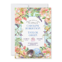 Tropisch strand Roos Seashell Pearl Wedding