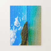 Tropisch strand Saint Vincent. Legpuzzel (Verticaal)