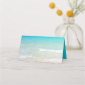Tropisch strand Scene Turquoise Water (Achterkant)