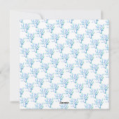 Tropisch strand schelpen zeester zanddollar  feestdagenkaart (Achterkant)