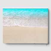 Tropisch strand, Seastar, Seashell Wedding Gastenboek (Achterkant)