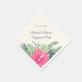 Tropisch strand servet (Hoek)