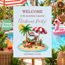 Tropisch strand & Sinterklaas kerstfeest welkom