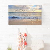 Tropisch strand Sunset, Seastar Wedding Banner (Insitu)