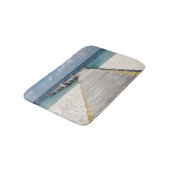 Tropisch strand thema rustig badmat (Gekanteld)