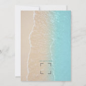 Tropisch strand uitnodiging (Achterkant)