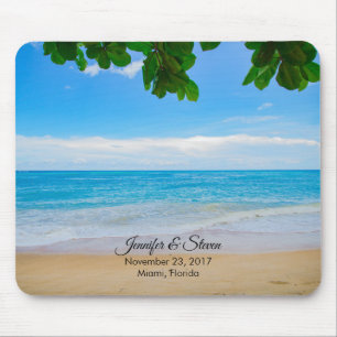 Tropisch strand Vacation Island Wedding Muismat