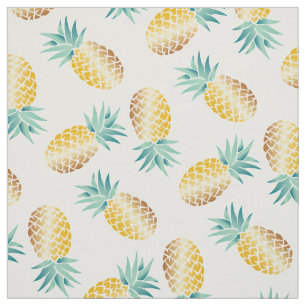 Tropisch strand van Hawaiian Pineapple Stof