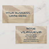 Tropisch strand visitekaartje (Voorkant / Achterkant)