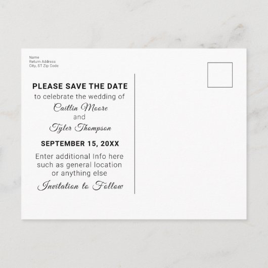 Tropisch strand Weddenschap Zonnetijd sparen de Da Aankondigingskaart