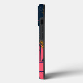 Tropisch strand zonnepalm Trees Aangepaste naam Case-Mate iPhone Case (Achterkant / Links)