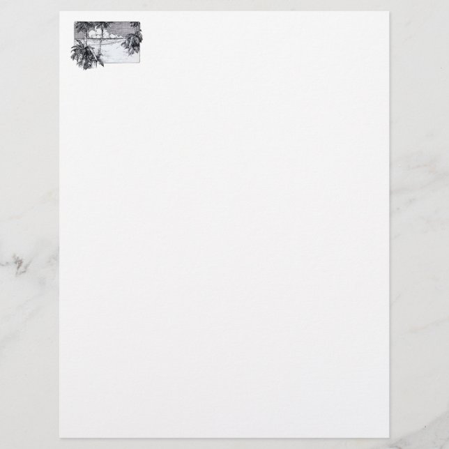 Tropisch strand Zuidwind  Kunst (Voorkant)