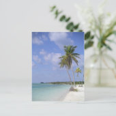 tropisch strandbriefkaart briefkaart (Staand voorkant)