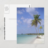 tropisch strandbriefkaart briefkaart (Voorkant / Achterkant)