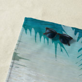 Tropisch strandhuwelijk strandlaken (In situ)