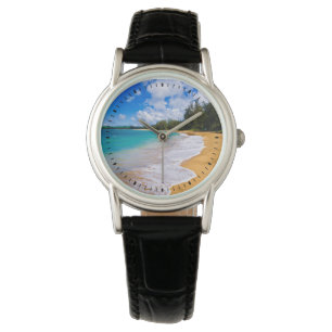 Tropisch strandparadijs, Hawaï Horloge