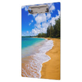 Tropisch strandparadijs, Hawaii Klembord (Links)